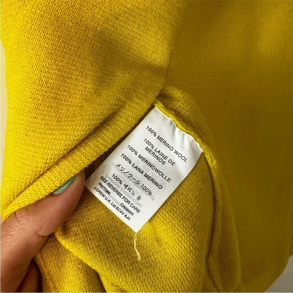 J.Crew yellow merino wool knit pencil skirt size small - Picture 11 of 14